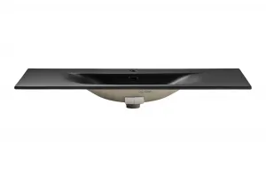 ArtCom Keramické umývadlo SKY1 120 | čierny mat 120 cm