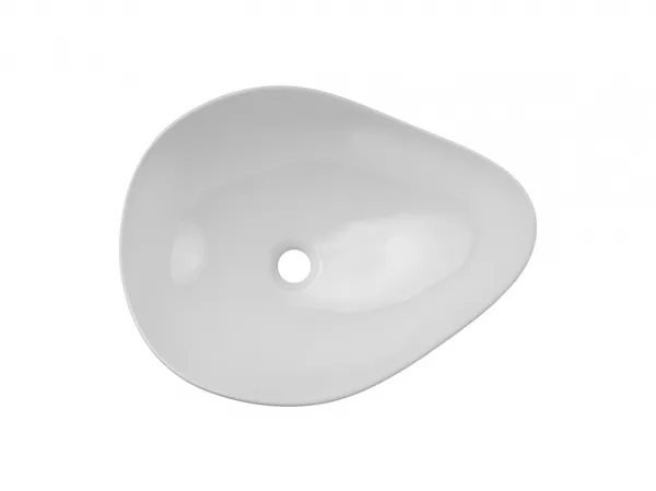 ArtCom Keramické umývadlo CLOUD | biely lesk 51 x 39 cm