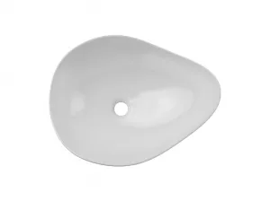 ArtCom Keramické umývadlo CLOUD | biely lesk 51 x 39 cm