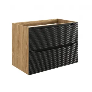 ArtCom Skrinka pod umývadlo OCEAN Black 82-80-2S | 80 cm