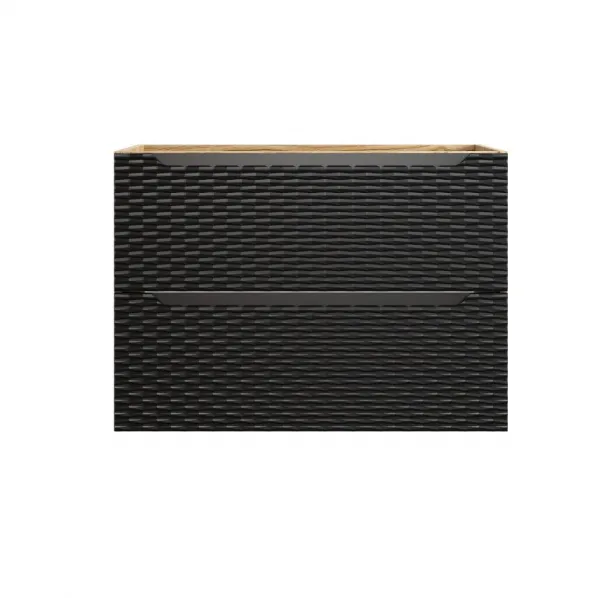 ArtCom Skrinka pod umývadlo OCEAN Black 82-80-2S | 80 cm