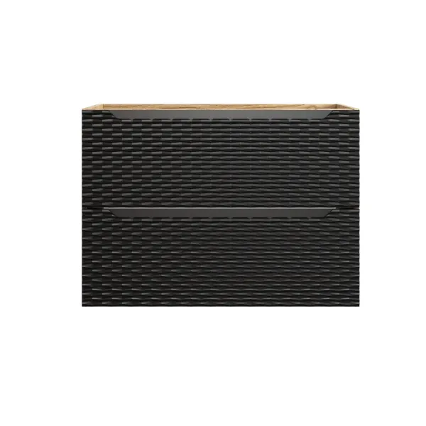 ArtCom Skrinka pod umývadlo OCEAN Black 82-80-2S | 80 cm