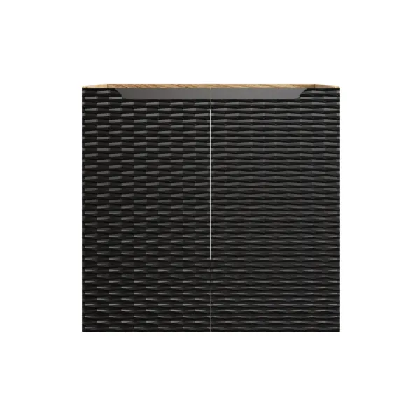 ArtCom Skrinka pod umývadlo OCEAN Black 82-60-2D | 60 cm s dvierkami