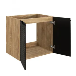 ArtCom Skrinka pod umývadlo OCEAN Black 82-60-2D | 60 cm s dvierkami