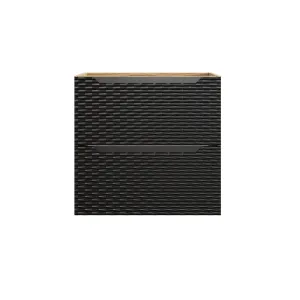 ArtCom Skrinka pod umývadlo OCEAN Black 82-60-2S | 60 cm