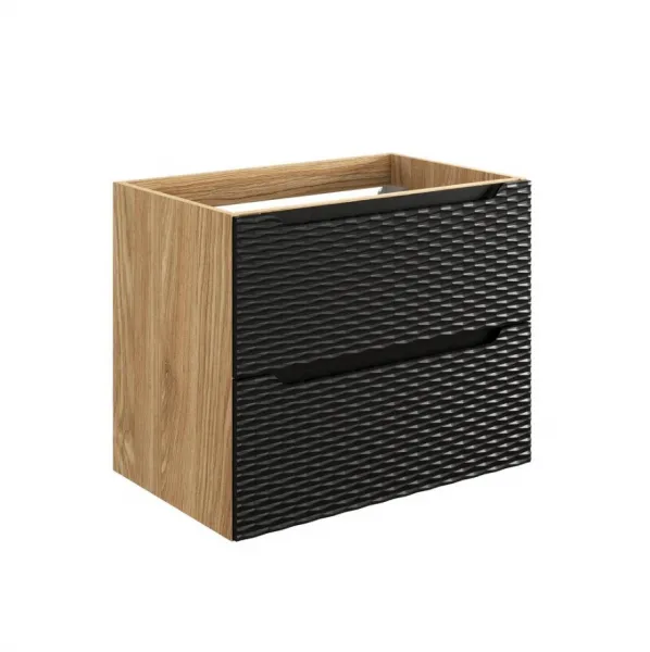 ArtCom Skrinka pod umývadlo OCEAN Black 82-70-2S | 70 cm