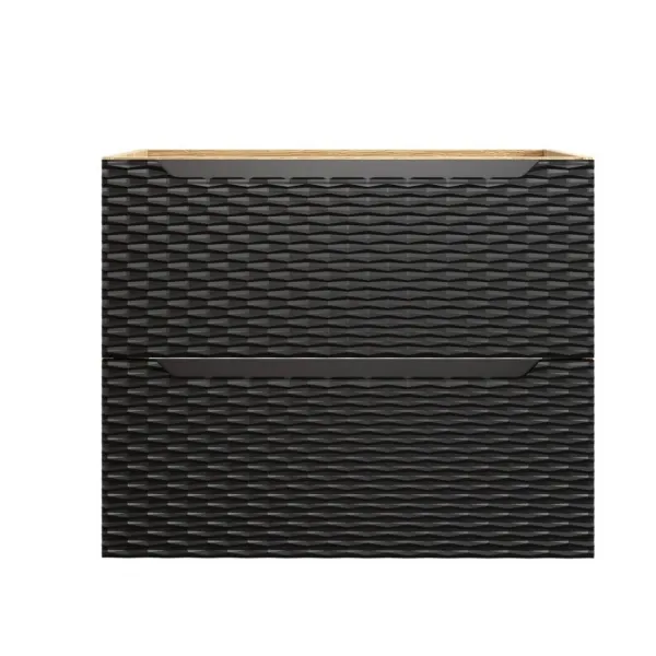 ArtCom Skrinka pod umývadlo OCEAN Black 82-70-2S | 70 cm