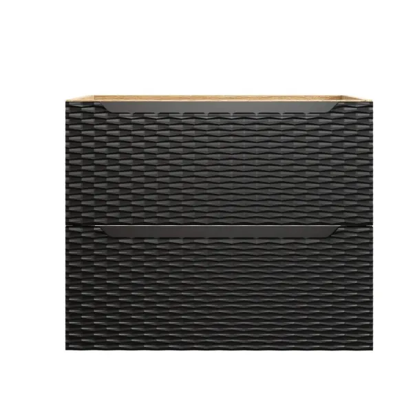 ArtCom Skrinka pod umývadlo OCEAN Black 82-70-2S | 70 cm