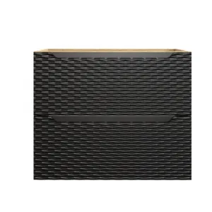 ArtCom Skrinka pod umývadlo OCEAN Black 82-70-2S | 70 cm
