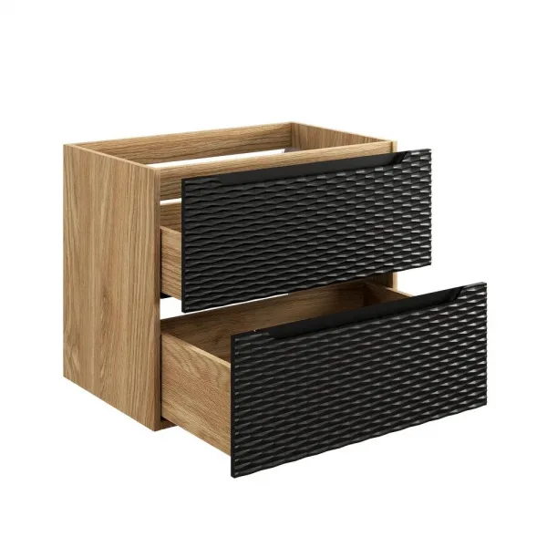 ArtCom Skrinka pod umývadlo OCEAN Black 82-70-2S | 70 cm
