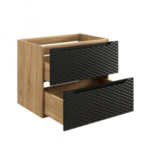 ArtCom Skrinka pod umývadlo OCEAN Black 82-70-2S | 70 cm