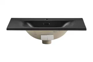 ArtCom Keramické umývadlo SKY1 60 | čierny mat 60 cm
