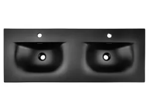 ArtCom Keramické umývadlo SKY1 120D | čierny mat 120 cm