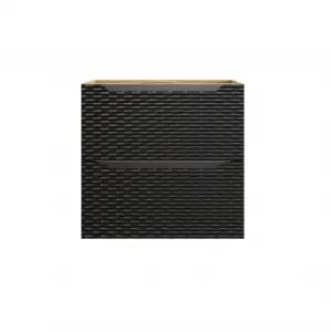 ArtCom Skrinka pod umývadlo OCEAN Black 82-60-2S | 60 cm