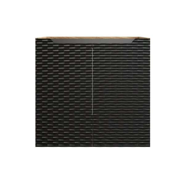 ArtCom Skrinka pod umývadlo OCEAN Black 82-60-2D | 60 cm s dvierkami