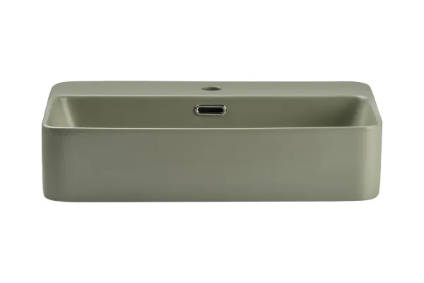ArtCom Keramické umývadlo TRUST 2 E-6282 | zelený mat 55 cm