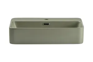 ArtCom Keramické umývadlo TRUST 2 E-6282 | zelený mat 55 cm