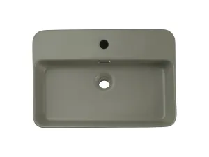 ArtCom Keramické umývadlo TRUST 2 E-6282 | zelený mat 55 cm