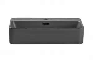 ArtCom Keramické umývadlo TRUST 2 E-6282 | tmavosivý mat 55 cm