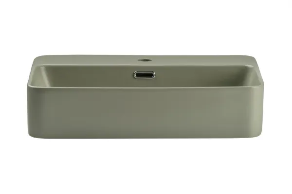 ArtCom Keramické umývadlo TRUST 2 E-6282 | zelený mat 55 cm