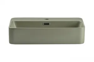 ArtCom Keramické umývadlo TRUST 2 E-6282 | zelený mat 55 cm
