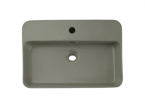 ArtCom Keramické umývadlo TRUST 2 E-6282 | zelený mat 55 cm
