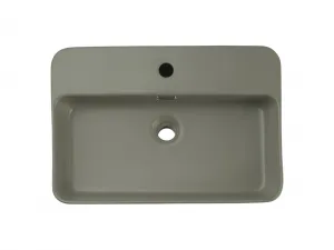 ArtCom Keramické umývadlo TRUST 2 E-6282 | zelený mat 55 cm