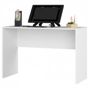 Ak furniture Volně stojící psací stůl B-17 120 cm bílý