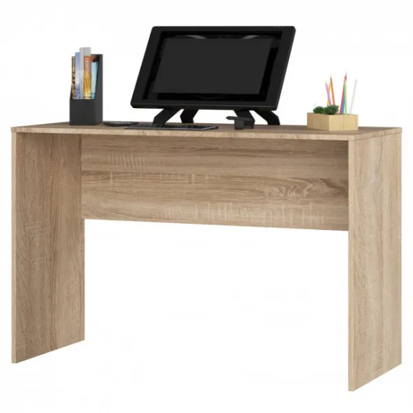 Ak furniture Volně stojící psací stůl B-17 120 cm dub sonoma