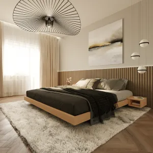 MarLiving Dvojlôžková posteľ CARRE 04 200x200 z masívu