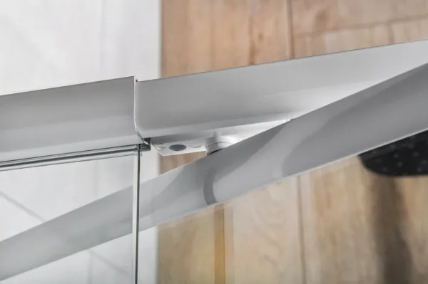 AQUALINE - AMICO sprchové dvere výklopné 1040-1220x1850, číre sklo G100