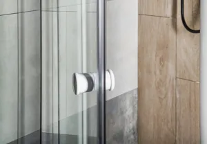 AQUALINE - AMICO sprchové dvere výklopné 1040-1220x1850, číre sklo G100