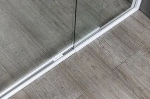 AQUALINE - AMICO sprchové dvere výklopné 1040-1220x1850, číre sklo G100