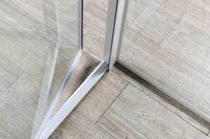 AQUALINE - AMICO sprchové dvere výklopné 1040-1220x1850, číre sklo G100