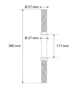 Činky na cvičenie 24 kg | jaks