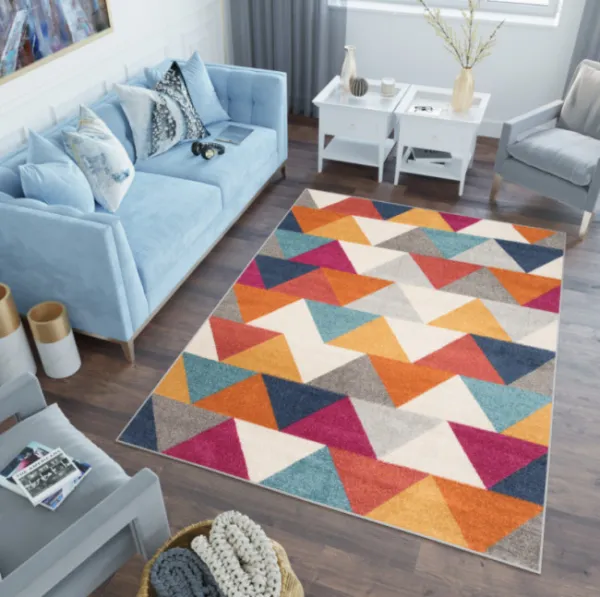 DECOREUM Koberec C944A LAZUR biela Rozmery (v): 140x190