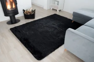 DECOREUM Koberec SILK  čierny Rozmery (v): 140x200