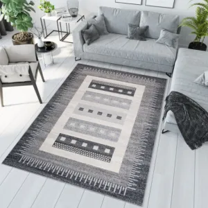 DECOREUM Koberec SARI K189A čierny Rozmery (v): 80x150