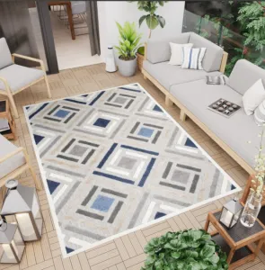 DECOREUM Koberec ED37B AVENTURA sivá Rozmery (v): 80x200
