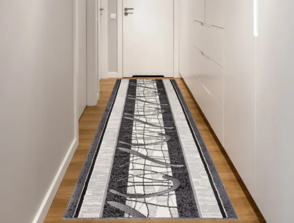 DECOREUM Koberec tmavo sivý 5118B CRM Rozmery (v): šírka 70 cm
