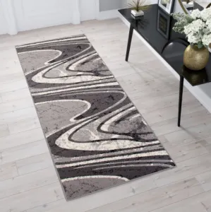 DECOREUM Koberec tmavo sivý 2640A CRM Rozmery (v): šírka 70 cm