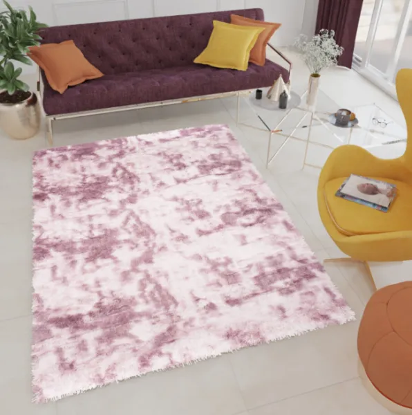 DECOREUM Koberec MR SILK DYED ružová Rozmery (v): 140x200
