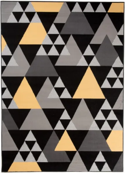 DECOREUM Koberec MAYA Z900C čierny Rozmery (v): 200x250