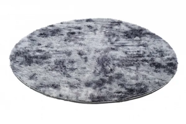 DECOREUM Koberec MR SILK DYED KOŁO sivá Rozmery (v): 160x160