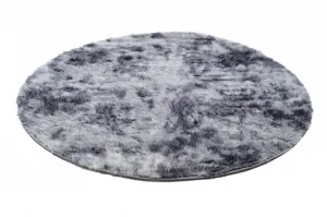 DECOREUM Koberec MR SILK DYED KOŁO sivá Rozmery (v): 160x160