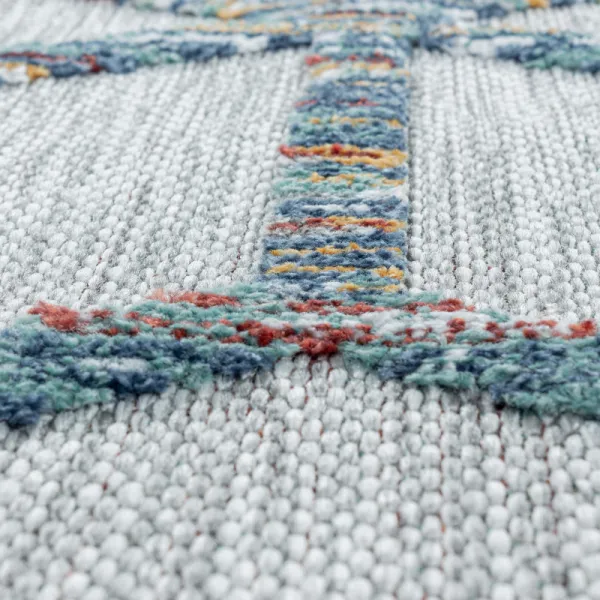 Šnúrkový koberec Bahama 3D romby multicolor