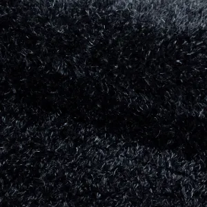 Ayyildiz koberce Kusový koberec Brilliant Shaggy 4200 Black kruh - 200x200 (priemer) kruh cm