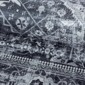 Koberec Fiesta Vintage sivý / čierny