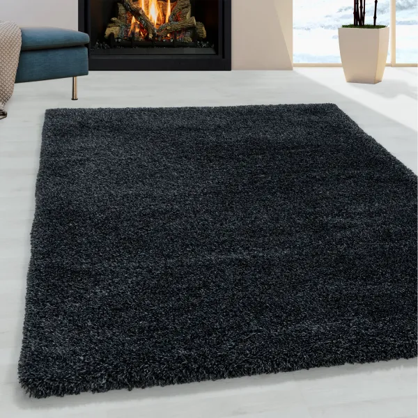 Koberec Fluffy Super Soft antracitový