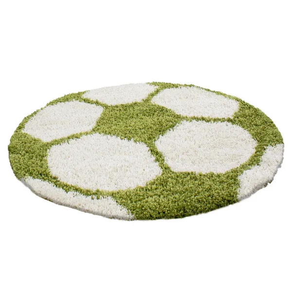 Ayyildiz koberce Kusový koberec Fun 6001 green - 100x100 (priemer) kruh cm